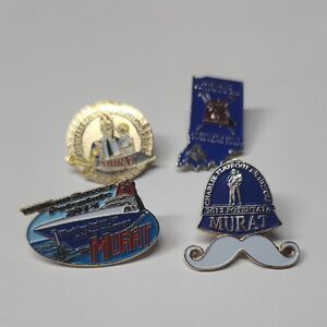 Murat collectible pins lot of 4